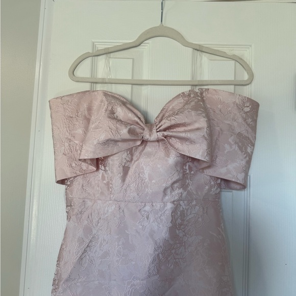 Blush Floral Lace dress - Picture 3 of 7